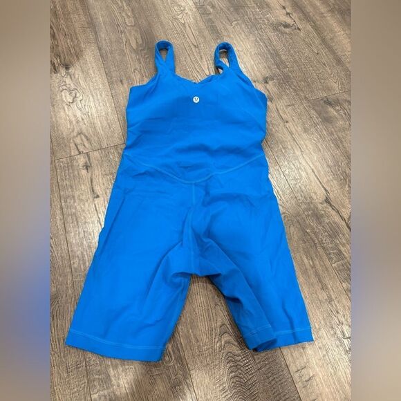 Lululemon blue Align Bodysuit 8” - Picture 6 of 8